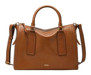 FOSSIL Umhängetasche Handtasche Parker Satchel Saddle braun