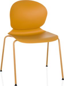 hjh OFFICE Vierfußstuhl T36 VI Kunststoff Stuhl bis 130 kg belastbar