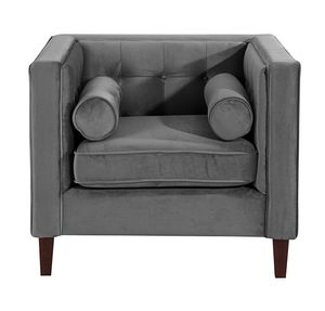 Max Winzer Jeronimo Sessel - Farbe: anthrazit - Maße: 99 cm x 85 cm x 80 cm; 2962-1100-2044214-F07
