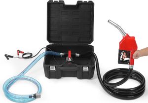 VEVOR Dieselpumpe, 12 V DC, 10 GPM, 1/4 PS, elektrisch, tragbar mit Auto-Stop-Düse, effizienter Durchfluss, verlängerte Schläuche für Diesel, Kerosin, Transformatoröl
