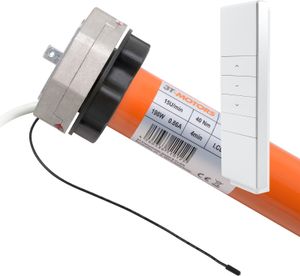 3T Funk-Markisenmotor 40Nm mit Nothandbedienung inkl. Adaptersatz Typ: 3T45-40RNH / 85mm rund