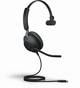 Jabra Evolve2 40 MS Mono - zestaw słuchawkowy - nauszny - konwertowalny Jabra