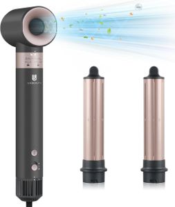 webeauty F9 Fén na vlasy 3 v 1 Ion & Airstyler 110 000 otáčok za minútu Vysokorýchlostný 200-miliónový iónový fén na vlasy s automatickou kulmou Airflow
