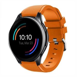 Strap-it OnePlus Watch Silikonarmband (Orange)