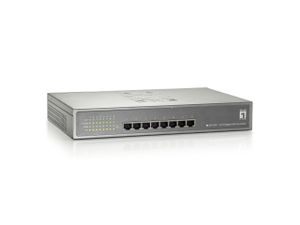 LevelOne GEP-0821 - Gigabit Ethernet (10/100/1000) - Vollduplex - Power over Ethernet (PoE) - Rack-Einbau