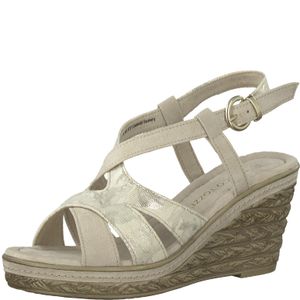 Marco Tozzi Damen Sandalette 2-2-28395-24 in sand comb (Größe: 40)