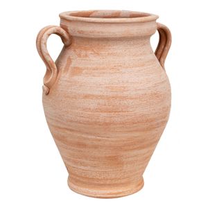 Topf terracotta 38x33x45 cm, Vase aus ton, Vasen deko