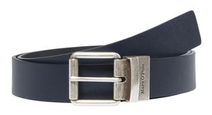 Marc O'Polo Leder Gürtel Bode Belt W120 Dark Navy dunkelblau