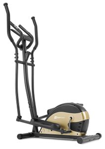 Hop-sport Magnetický eliptický trenažér Focus black/gold | do 120 kg | domáce tréningové vybavenie