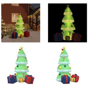 vidaXL Weihnachtsbaum Aufblasbar mit LEDs 240 cm - Aufblasbarer Weihnachtsbaum - Aufblasbare Weihnachtsbäume - Weihnachtsbaum - Weihnachtsdekoration