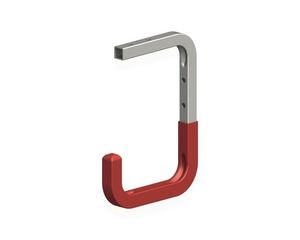 alfer Wand- und Deckenhaken, gummiert 115 x 160 x 100 mm rot gummiert
