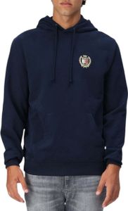 Tommy Hilfiger Blue Flag Crest Hoodie – L