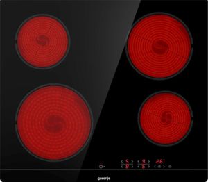 Gorenje ECT641BSC Glaskeramik-Kochfeld, TouchControl-Sensorbedienung, Schwarz
