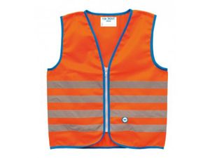 Wowow Fun Jacket Sicherheitsweste für Kinder mit Reflexstreifen (orange | L)