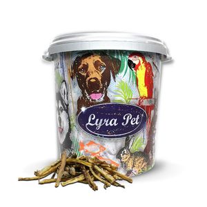 5 kg Lyra Pet® Ochsenziemer Abschnitte 4 - 12 cm in 30 L Tonne