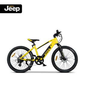 Jeep Teen E-Bike TR 7002, 24 Zoll Laufräder, 7-Gang Shimano Kettenschaltung, yellow