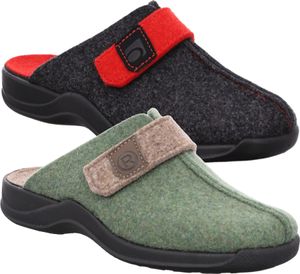 Rohde Damen Hausschuh Pantoffel Pantolette Vaasa-D 2315, Größe:35 EU, Farbe:Grau
