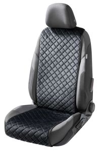 WALSER Auto-Sitzaufleger Luxor, Universelle PKW-Sitzauflage für Vordersitz, Auto-Sitzschoner für Sitzfläche und Lehne inkl. Anti-Rutsch-Beschichtung