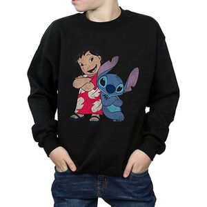 Lilo & Stitch - "Classic" Sweatshirt für Jungen BI1652 (140-146) (Schwarz)