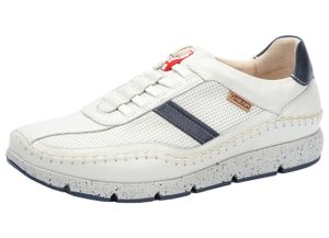 Pikolinos Herren Slipper Sneaker Halbschuh Leder Fuencarral M4U-6046C1, Größe:41 EU, Farbe:Weiß