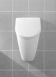 VILLEROY & BOCH Subway Keramik Absaug Urinal mit Deckel und Ceramic Plus Beschichtung