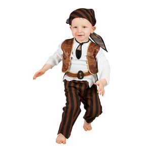 Wilbers Kinderkostüm Baby Pirat  Gr. 86 - 98 cm - Kleinkinder Piraten Seeräuber 92 cm