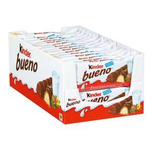 Kinder bueno Thekendisplay mit 30x2er einzelne Waffelriegel 1290g