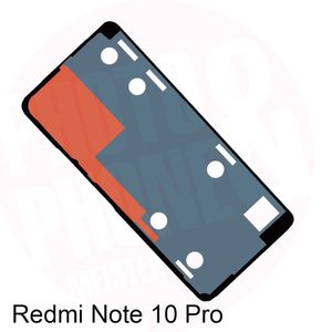 Xiaomi Redmi Note 10 Pro Akkudeckel Klebefolie Kleber Backcover Batterie Rahmen Neu