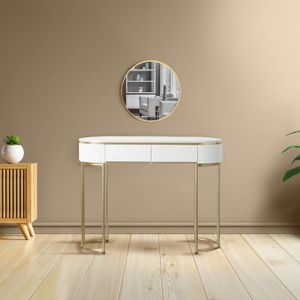 Toaletní stolek Makika LENA ze dřeva se zrcadlem