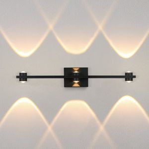 ZMH LED Wandleuchte innen Wandlampe Modern Wohnzimmer Wandbeleuchtung 3000K Warmweiss