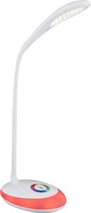 Globo Lighting stolová lampa plastová biela, LED