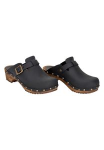 Sanita Wood-Kristel Open Clog Black Gr.38