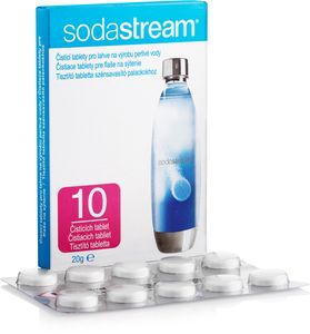 SodaStream Čistící/dezinfekční tabletky pro láhví SodaStream, balení obsahuje 10 ks tablet