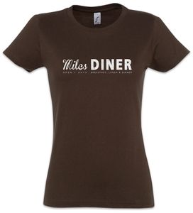 Urban Backwoods Miles Diner Damen T-Shirt, Größe:2XL