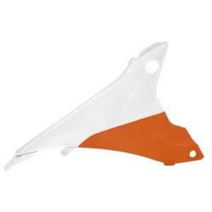 Rtech Air Box Side Panel Dx Ktm Exc/exc-f 2014-2015 White / Orange One Size