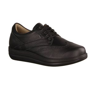 Liromed 615 bequeme Halbschuhe, Herren. Schwarz, Leder, NEU - Herrenschuhe Prophylaxe Diabetiker, Schwarz, leder