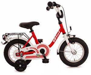 Kinderfahrrad 12 Zoll Fahrrad für Kinder Mädchen Mädchenfahrrad Kinderrad Rot