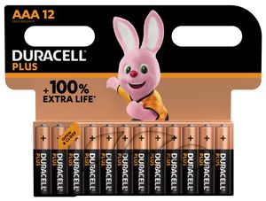 Duracell Batterie Plus NEW -AAA (MN2400/LR03) Micro 12St.