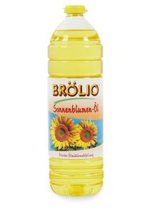 Sonnenblumenöl BRÖLIO, 6 x 1 L PET raffiniert 100% pflanzlich vegan