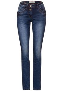 Cecil Loose Fit Jeans, mid blue used wash