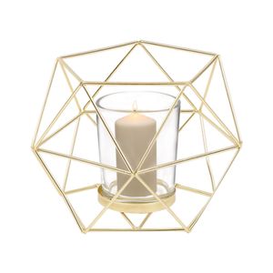 Kerzenständer Teelichthalter   6er Set Teelicht  Kerzenhalter  3D geometrischer