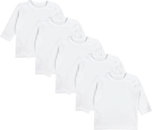 TupTam Baby Jungen Langarmshirt 5er Pack, Farbe: Weiß, Größe: 56 TupTam Baby Jungen Langarmshirt 5er Pack, Farbe: Weiß, Größe: 56
