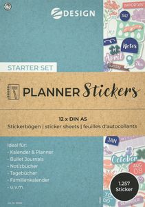 AVERY Zweckform ZDesign Planungs-Sticker "STARTER SET" 1.257 Sticker