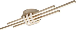 Trio Leuchten LED Deckenleuchte Cinto 25W, coffee