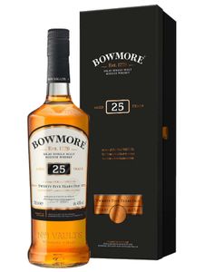 Bowmore 25 Jahre Islay Single Malt Scotch Whisky in Geschenkpackung | 43 % vol | 0,7 l