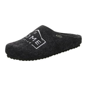 Home Comfort Herren-Pantoffel Grau, Farbe:schwarz, EU Größe:43