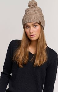OXMO OXPom Damen Wintermütze Beanie Mütze aus 100% Baumwolle Grobstrick OXMO OXPom Damen Wintermütze Beanie Mütze aus 100% Baumwolle Grobstrick