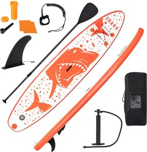 Stand Up SUP Board Set, 320x76x15 cm, Paddle Board, aufblasbar, bis zu 150 kg belastbar, mit komplettem Zubehoer, Surfboard