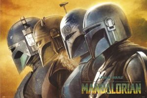 Poster Star Wars The Mandalorian Mandalorians 91.5x61cm