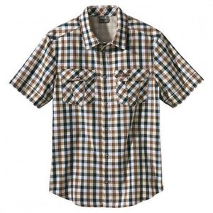 Jack Wolfskin Faro Shirt Men - Soil Brown Checks - XL